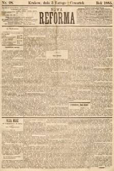 Nowa Reforma. 1885, nr 28