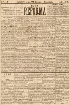 Nowa Reforma. 1885, nr 43