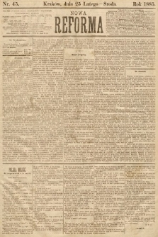 Nowa Reforma. 1885, nr 45