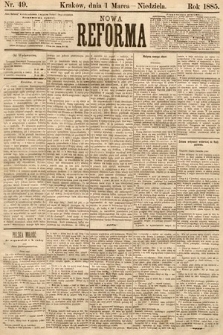 Nowa Reforma. 1885, nr 49