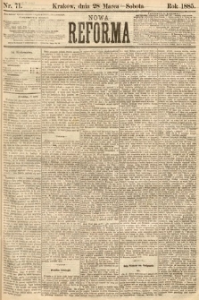 Nowa Reforma. 1885, nr 71