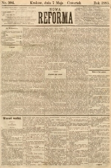 Nowa Reforma. 1885, nr 104