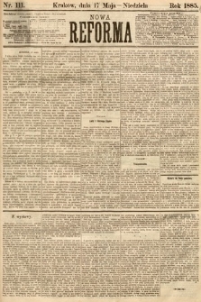 Nowa Reforma. 1885, nr 111