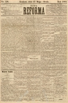 Nowa Reforma. 1885, nr 118