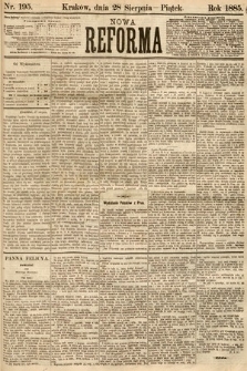 Nowa Reforma. 1885, nr 195