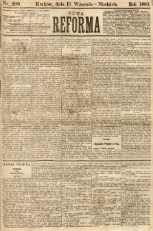 Nowa Reforma. 1885, nr 208