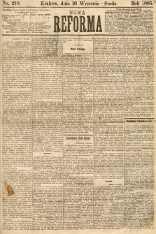 Nowa Reforma. 1885, nr 210