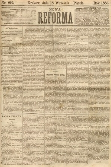 Nowa Reforma. 1885, nr 212