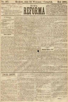 Nowa Reforma. 1885, nr 217