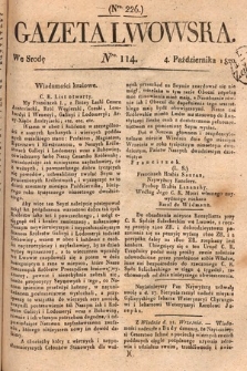 Gazeta Lwowska. 1820, nr 114