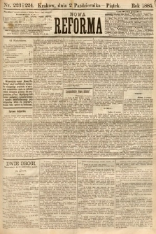 Nowa Reforma. 1885, nr 223 i 224