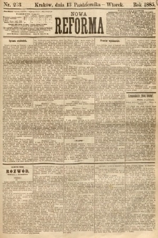 Nowa Reforma. 1885, nr 233