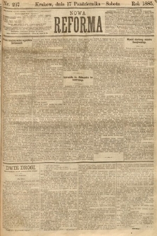 Nowa Reforma. 1885, nr 237
