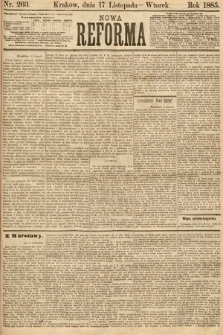Nowa Reforma. 1885, nr 263