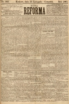 Nowa Reforma. 1885, nr 265