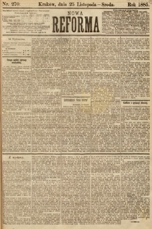 Nowa Reforma. 1885, nr 270