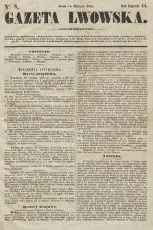 Gazeta Lwowska. 1854, nr 8