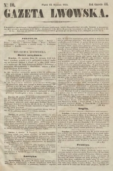 Gazeta Lwowska. 1854, nr 10
