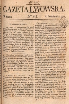 Gazeta Lwowska. 1820, nr 115