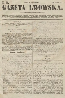 Gazeta Lwowska. 1854, nr 11
