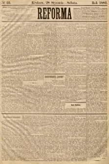 Reforma. 1882, nr 23