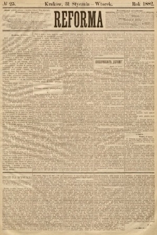 Reforma. 1882, nr 25
