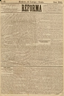 Reforma. 1882, nr 37