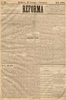 Reforma. 1882, nr 38