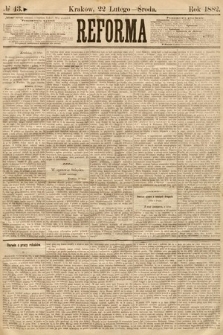 Reforma. 1882, nr 43