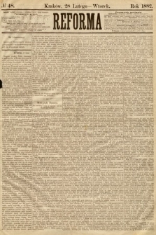 Reforma. 1882, nr 48