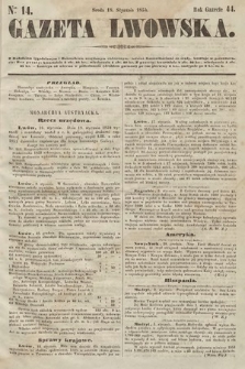 Gazeta Lwowska. 1854, nr 14