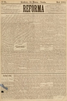 Reforma. 1882, nr 61