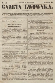 Gazeta Lwowska. 1854, nr 15