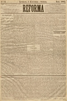 Reforma. 1882, nr 75