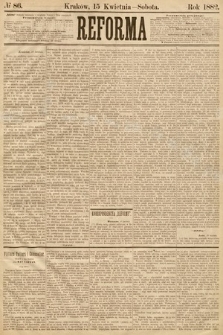 Reforma. 1882, nr 86