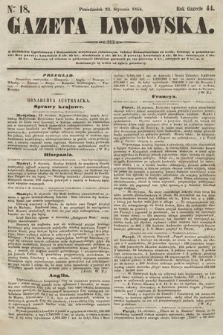 Gazeta Lwowska. 1854, nr 18