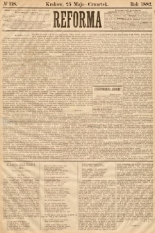 Reforma. 1882, nr 118