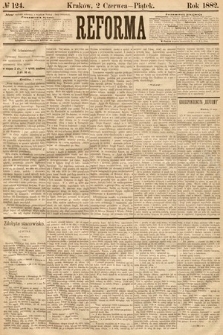 Reforma. 1882, nr 124