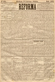 Reforma. 1882, nr 125
