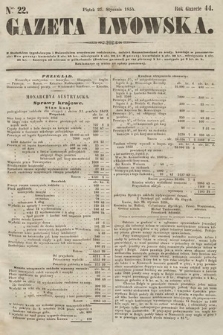 Gazeta Lwowska. 1854, nr 22