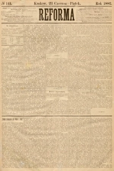 Reforma. 1882, nr 141