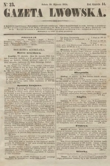 Gazeta Lwowska. 1854, nr 23