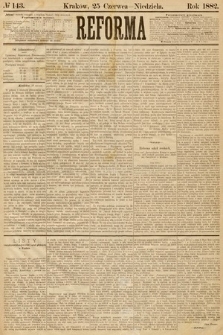 Reforma. 1882, nr 143