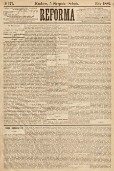 Reforma. 1882, nr 177