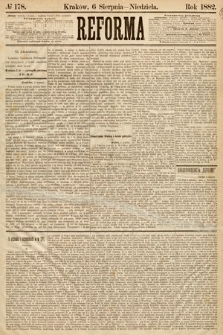 Reforma. 1882, nr 178