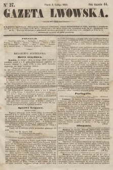 Gazeta Lwowska. 1854, nr 27