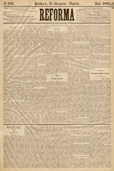 Reforma. 1882, nr 182