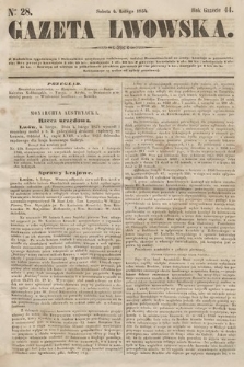 Gazeta Lwowska. 1854, nr 28