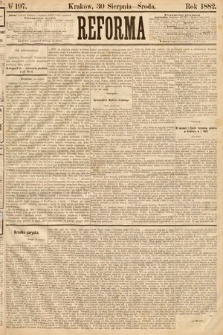 Reforma. 1882, nr 197
