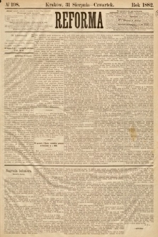 Reforma. 1882, nr 198